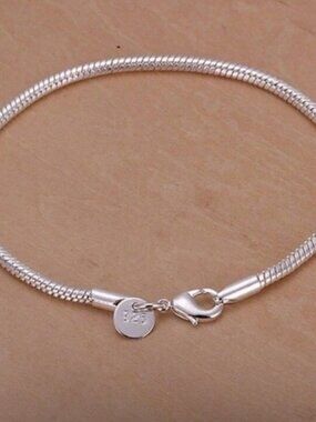 Sterling Silver Snake Bracelet